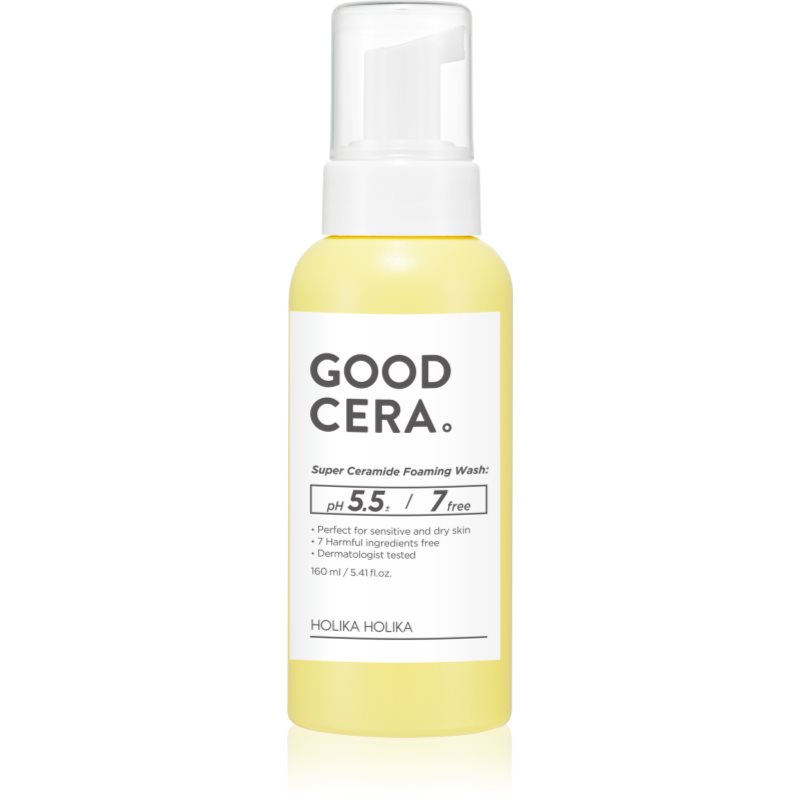 Holika Holika Good Cera hámlasztó és tisztító hab ceramidokkal 160 ml-Eredeti