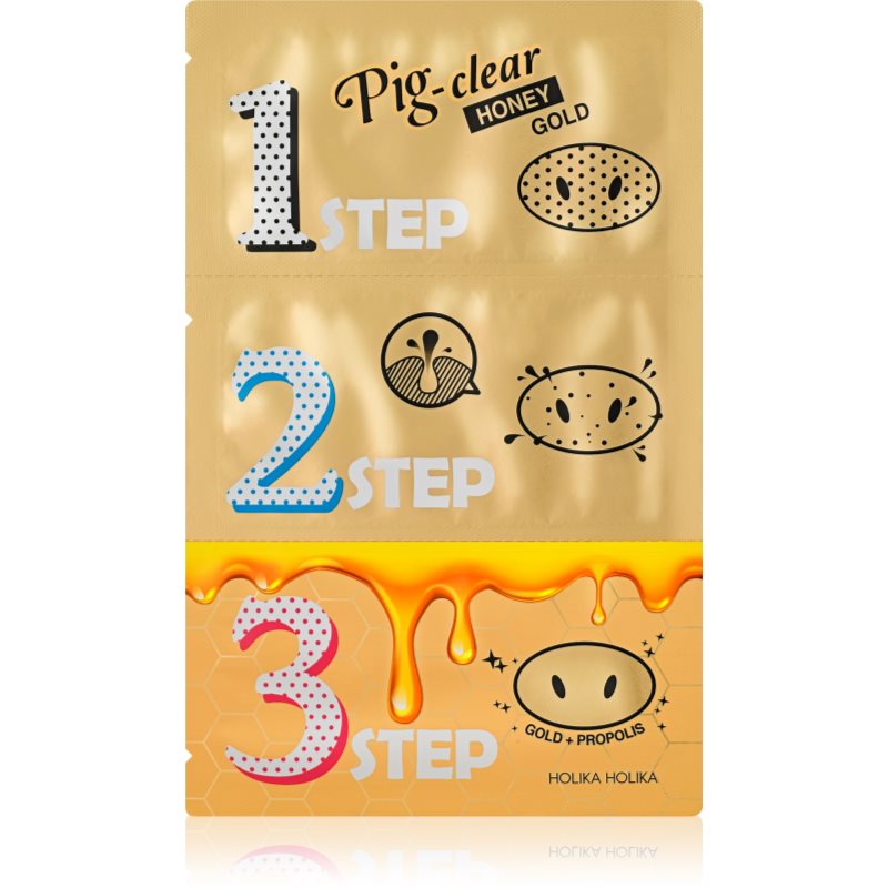 Holika Holika Pig Nose Honey Gold tisztító tapasz az orr eltömődött pórusaira 1 db-Ár