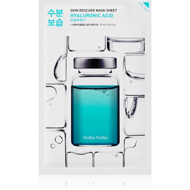 Holika Holika Skin Rescuer Hyaluronic Acid hidratáló gézmaszk hialuronsavval 20 ml-Eredeti