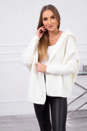 Hooded sweater with batwing sleeve Hooded sweater with batwing sleeve