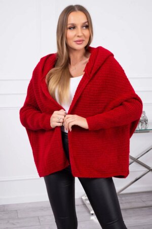 Hooded sweater with batwing sleeve Hooded sweater with batwing sleeve