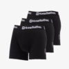 Horsefeathers Dynasty 3Pack Boxer Shorts Black S-alacsony-ár