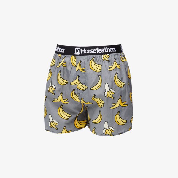Horsefeathers Frazier Boxer Shorts Grey/ Bananas Print L-alacsony-ár