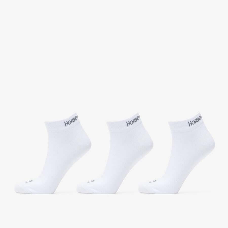 Horsefeathers Rapid 3-Pack Socks White 5-7-alacsony-ár