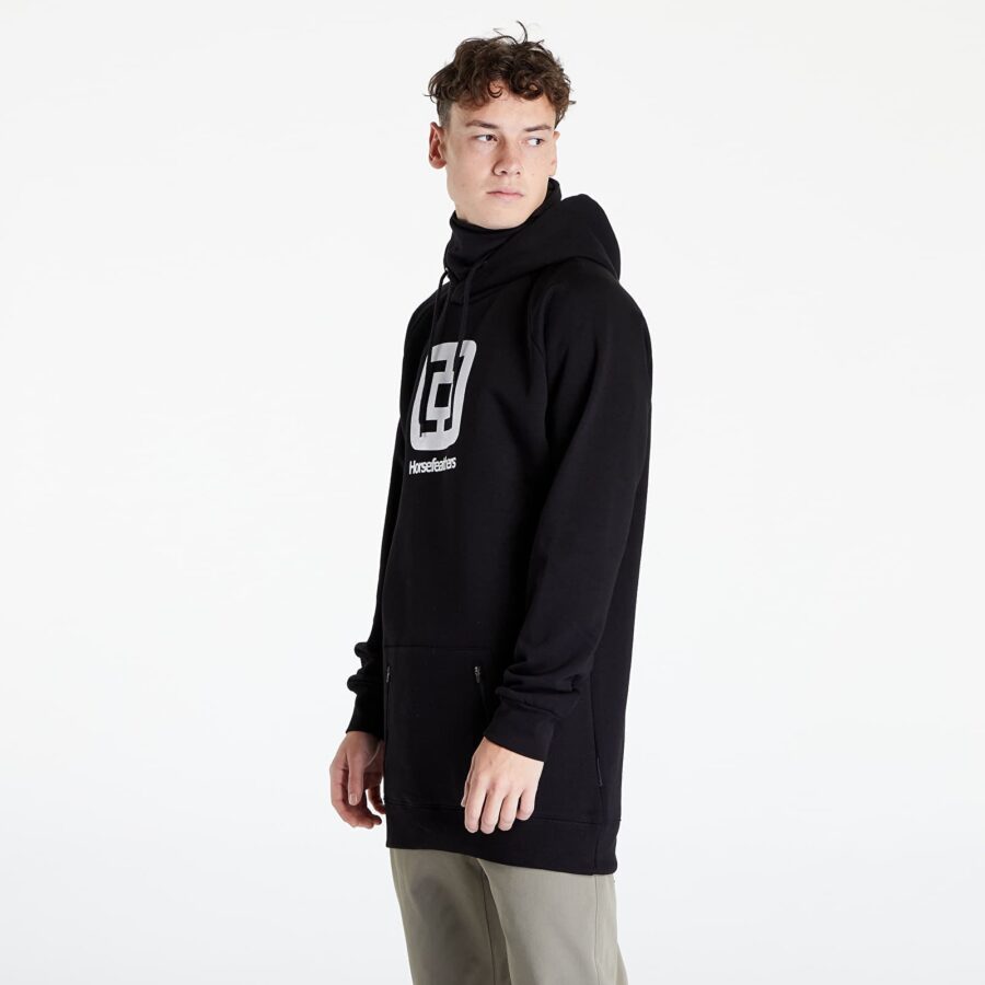 Horsefeathers Sherman Long Sweatshirt Black M-alacsony-ár