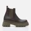 Hotiç Khaki Women's Flat Boots
