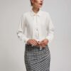 Houndstooth skirt
