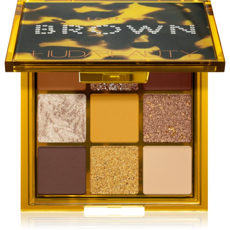 Huda Beauty Brown Obsessions szemhéjfesték paletta árnyalat Toffee 7