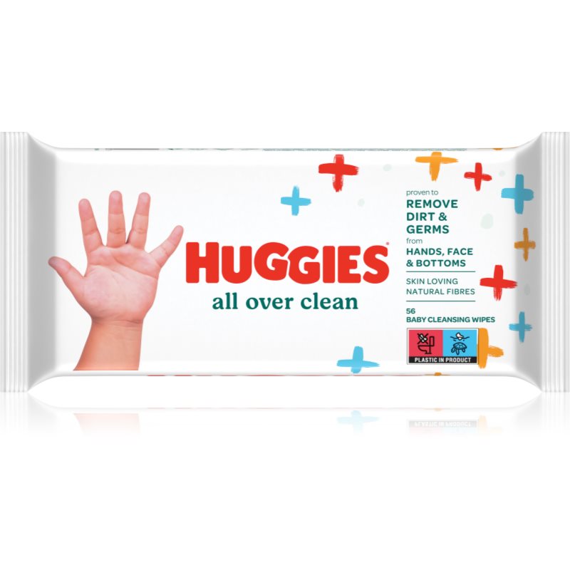 Huggies All Over Clean tisztító törlőkendő gyermekeknek 56 db-Ár