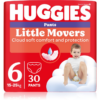 Huggies Little Movers Pants eldobható nadrágpelenkák 15-25 kg 30 db