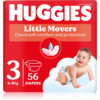 Huggies Little Movers Ultra Comfort eldobható pelenkák Jumbo 4 - 9 kg 56 kg