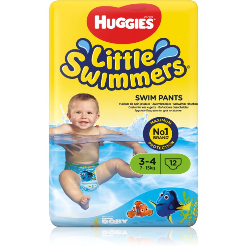 Huggies Little Swimmers 3-4 eldobható úszópelenkák 7-15 kg 12 db-Ár