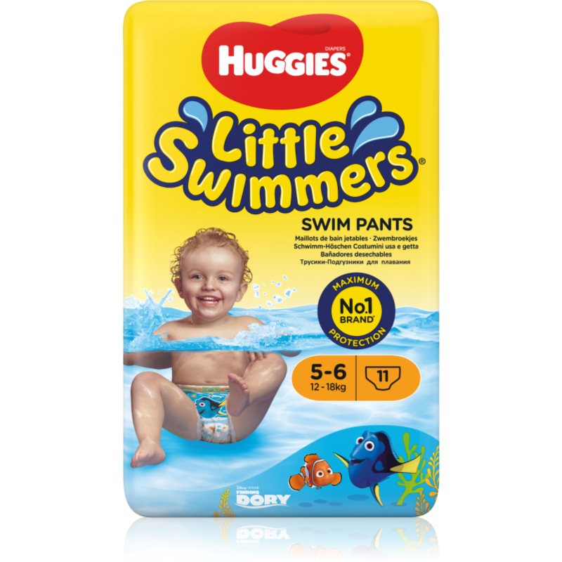 Huggies Little Swimmers 5-6 eldobható úszópelenkák 12–18 kg 11 db-Ár