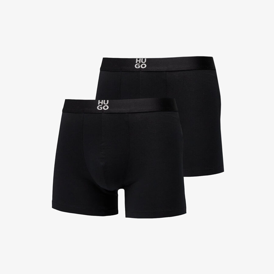 Hugo Boss Boxer Briefs 2-Pack Gift Black M-alacsony-ár