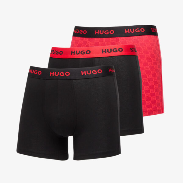 Hugo Boss Cotton Stretch Boxer Brief 3-Pack Multicolor S-alacsony-ár