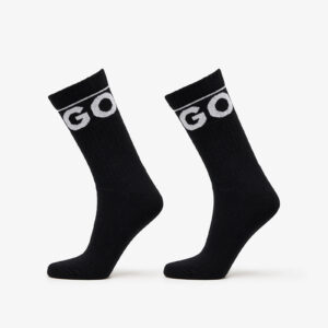 Hugo Boss Iconic Socks 2-Pack Black 43-46-alacsony-ár