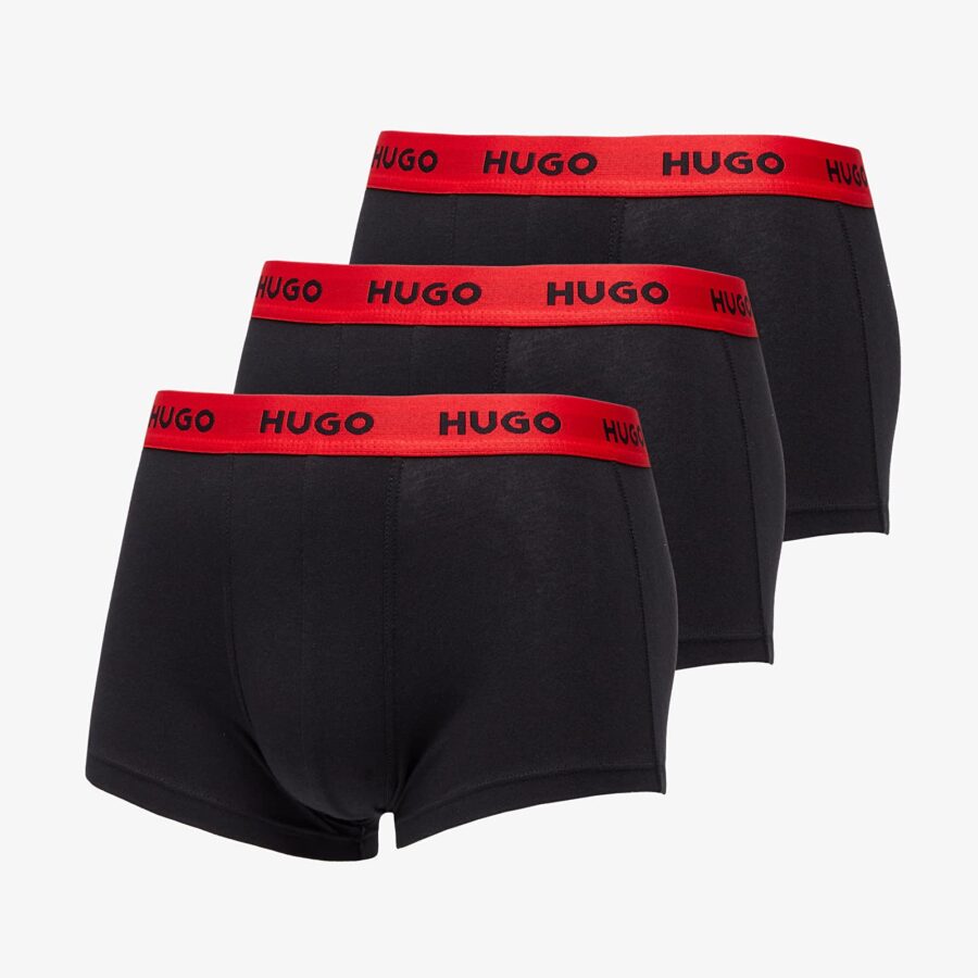 Hugo Boss Trunk 3 Pack Black/ Red S-alacsony-ár
