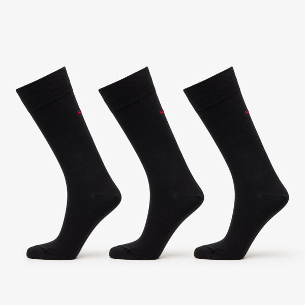Hugo Boss Uni Socks 3-Pack Black 43-46-alacsony-ár