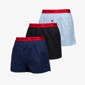 Hugo Boss Woven Boxer 3-Pack Multicolor S-alacsony-ár