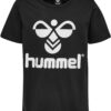 Hummel Póló 'Tres'  fekete / fehér-hu