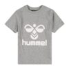 Hummel Póló 'Tres'  szürke melír / fehér-hu