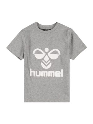 Hummel Póló 'Tres'  szürke melír / fehér-hu