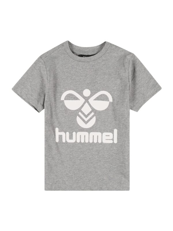 Hummel Póló 'Tres'  szürke melír / fehér-hu