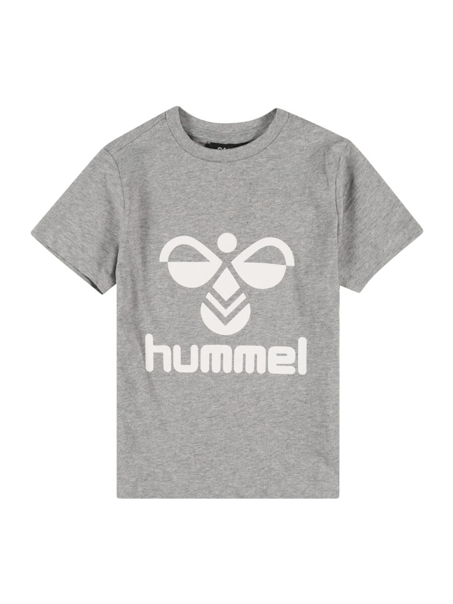 Hummel Póló 'Tres'  szürke melír / fehér-hu