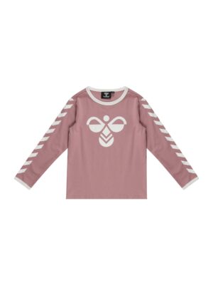 Hummel Póló  fáradt rózsaszín / fehér-hu