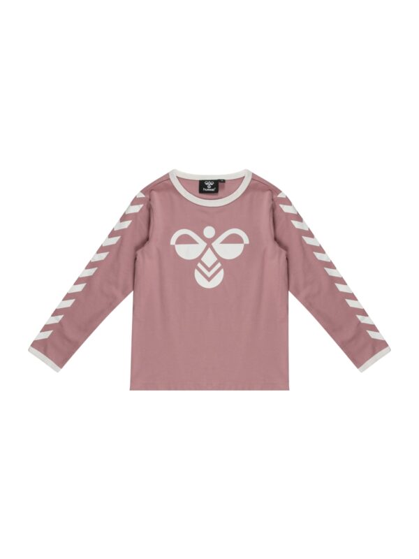Hummel Póló  fáradt rózsaszín / fehér-hu