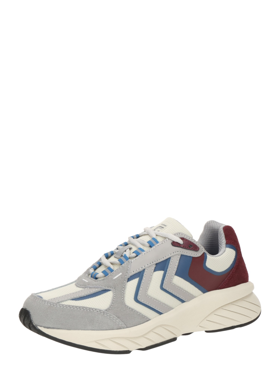 Hummel Rövid szárú sportcipők 'REACH LX 6000 URBAN'  kék melír / világosszürke / burgundi vörös-Hungary