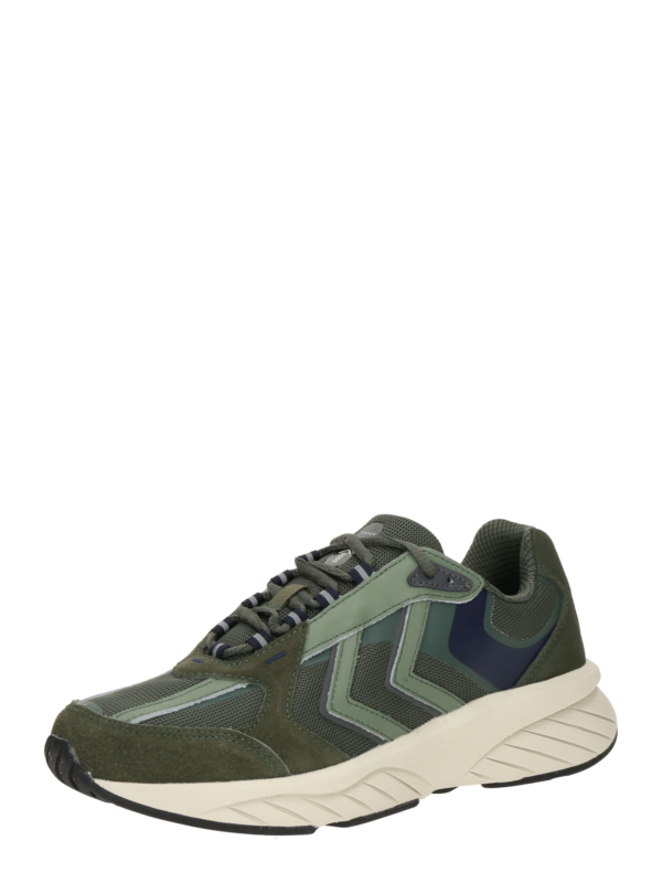 Hummel Rövid szárú sportcipők 'Reach LX 6000 Urban'  sötétkék / szürke / zöld / fenyő-Hungary