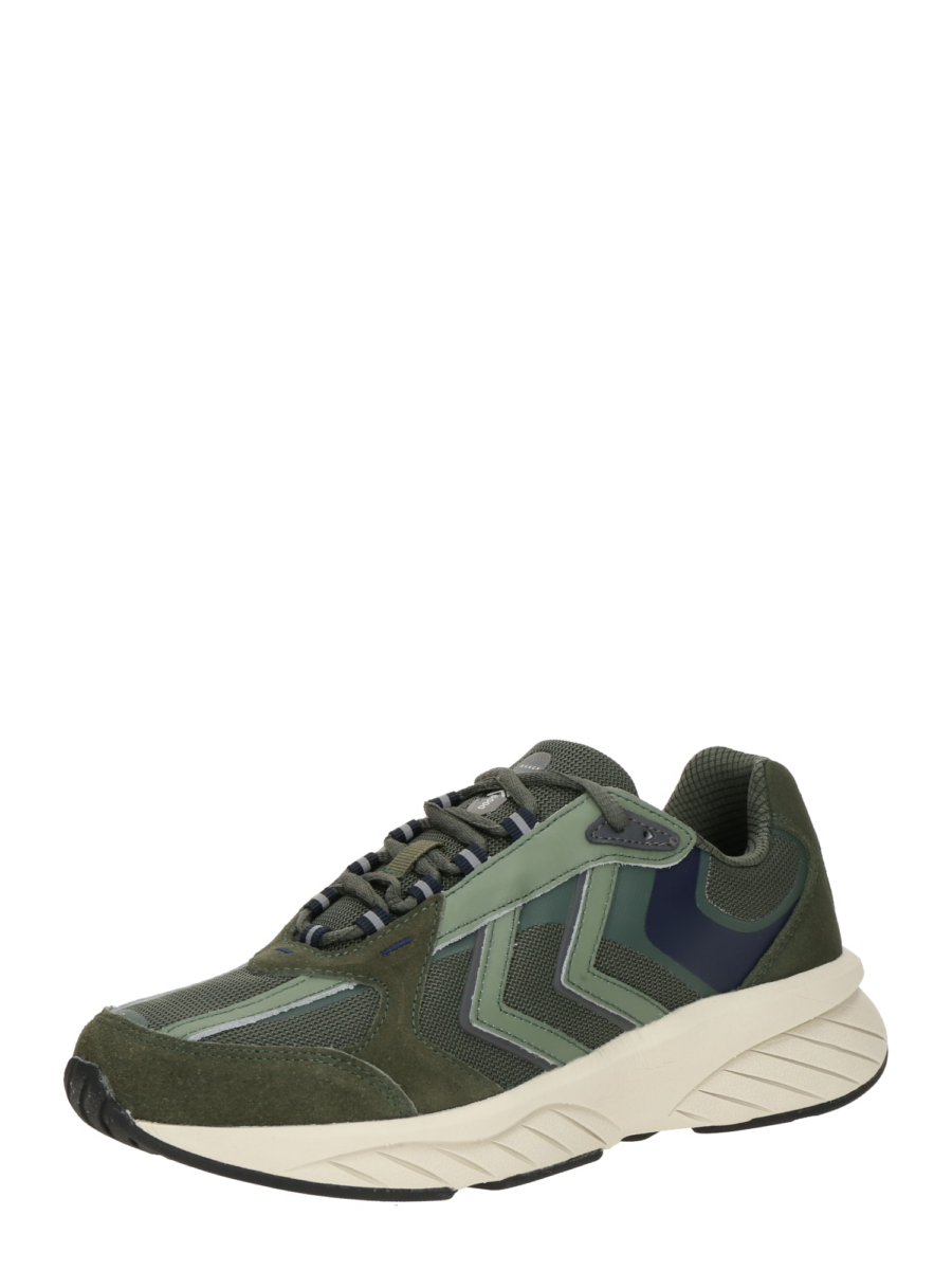 Hummel Rövid szárú sportcipők 'Reach LX 6000 Urban'  sötétkék / szürke / zöld / fenyő-Hungary