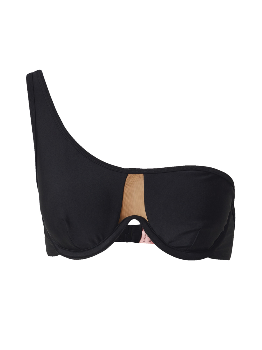 Hunkemöller Bikini felső 'Belize'  sötét bézs / fekete-Hungary