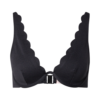 Hunkemöller Bikini felső 'Scallop'  fekete-Hungary