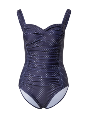 Hunkemöller Fürdőruhák 'Ocean Bloom'  tengerészkék / fehér-Hungary