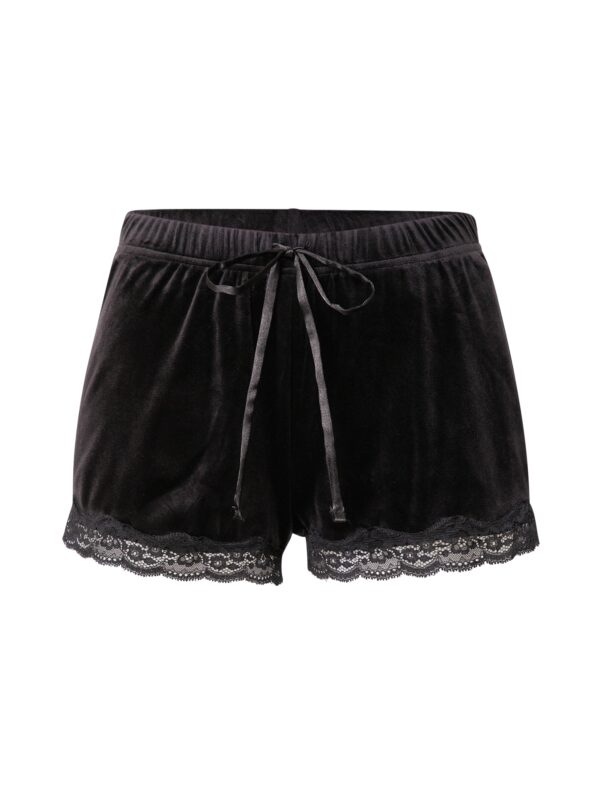 Hunkemöller Pizsama nadrágok  fekete-hu