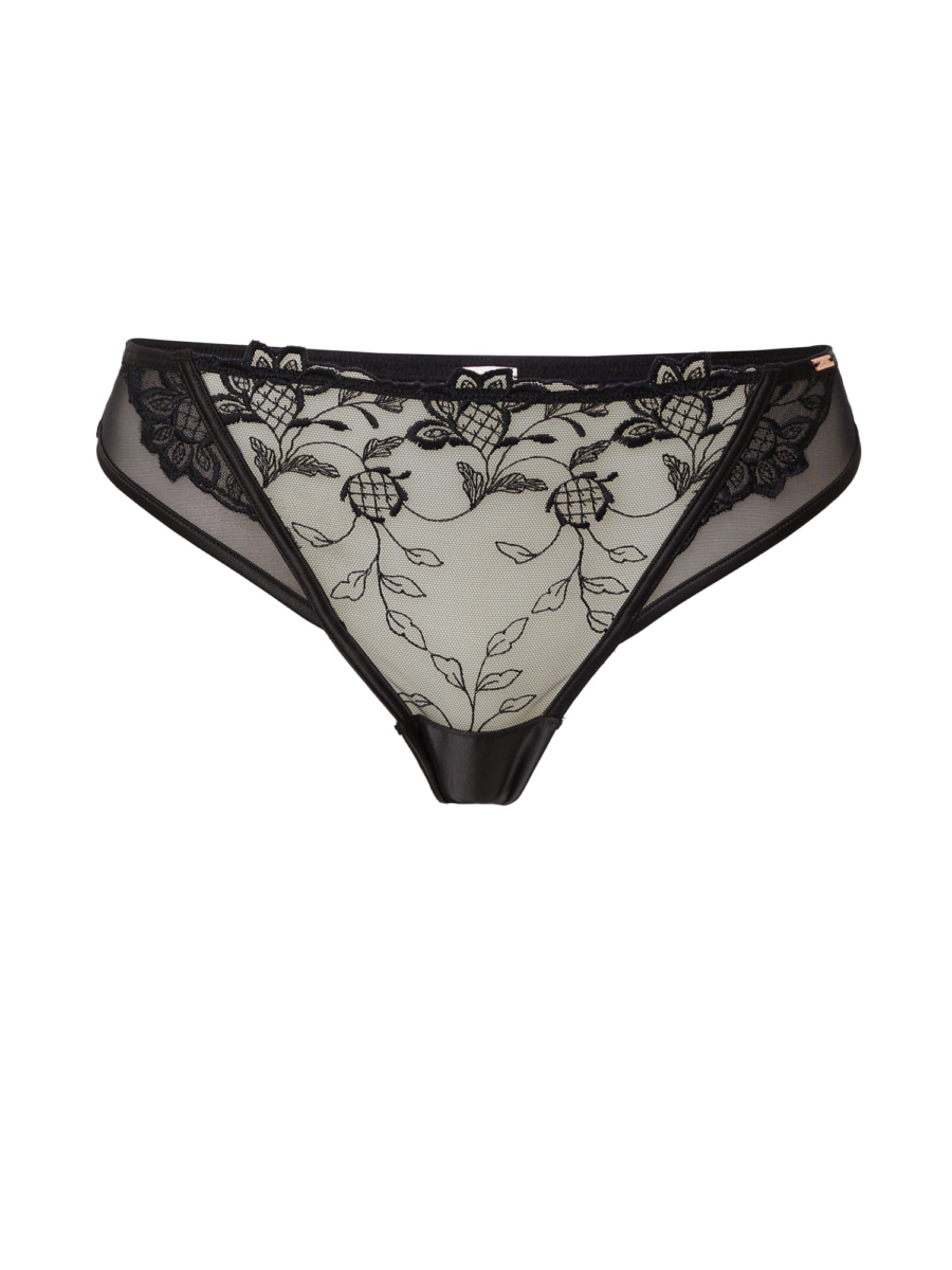 Hunkemöller String bugyik 'Inga'  fekete-Ár