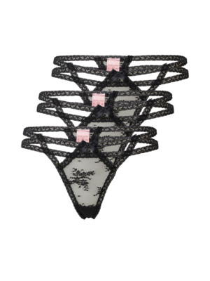 Hunkemöller String bugyik 'Irina'  fekete-Hungary