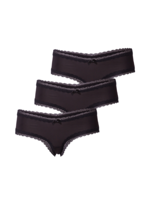 Hunkemöller String bugyik 'London'  fekete-Ár
