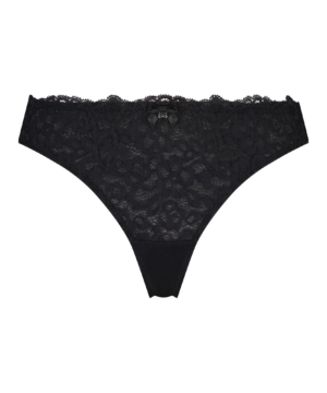 Hunkemöller String bugyik 'Marine'  fekete-Ár