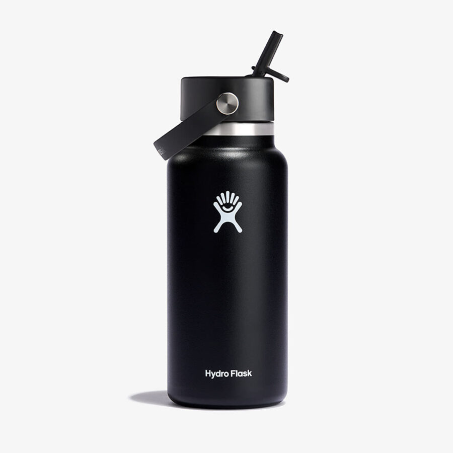 Hydroflask 946 ml Wide Flex Straw Cap Black Universal-alacsony-ár