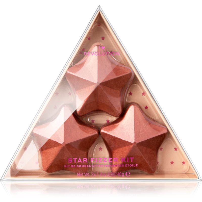 I Heart Revolution Fizzer Kit Star színes fürdőpezsgőtabletták 120 g-Ár