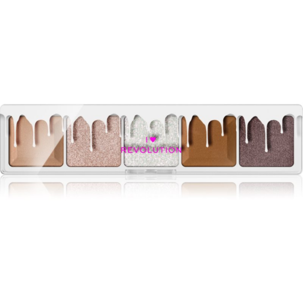 I Heart Revolution Mini Chocolate Palette szemhéjfesték paletta árnyalat White Vanilla Cream 5