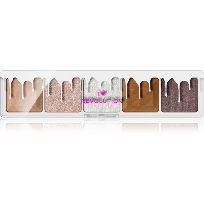 I Heart Revolution Mini Chocolate Palette szemhéjfesték paletta árnyalat White Vanilla Cream 5