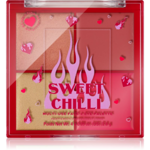 I Heart Revolution Sweet Chilli Blush & Highlight Quad bőrélénkítő és arcpirosító sminkpaletta 4x0.9 g-Ár