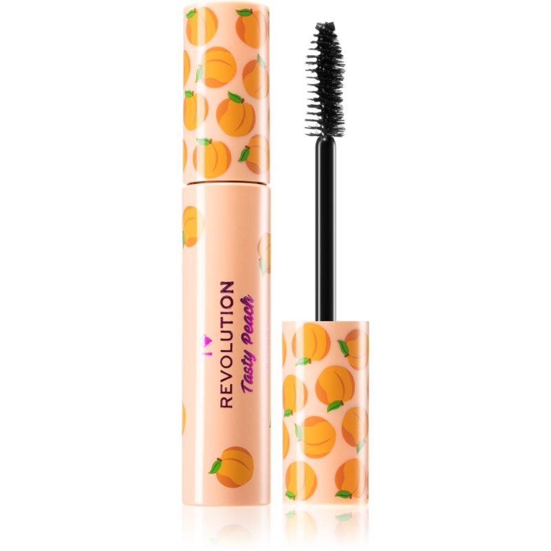 I Heart Revolution Tasty Peach dúsító és hosszabbító szempillaspirál árnyalat Black 8 g-Ár
