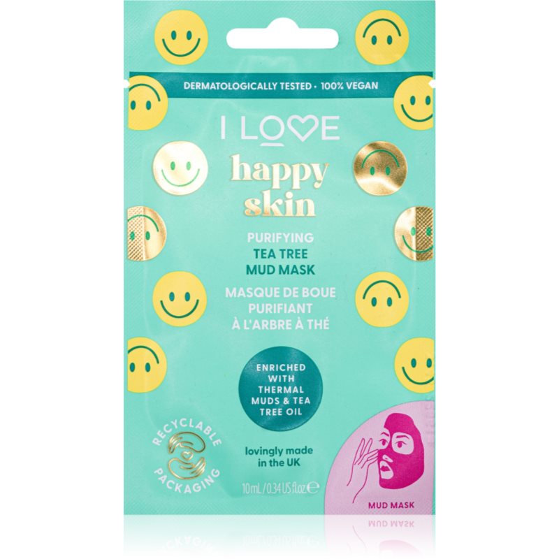 I Love Happy Skin agyagos maszk teafaolajjal 10 ml-ár