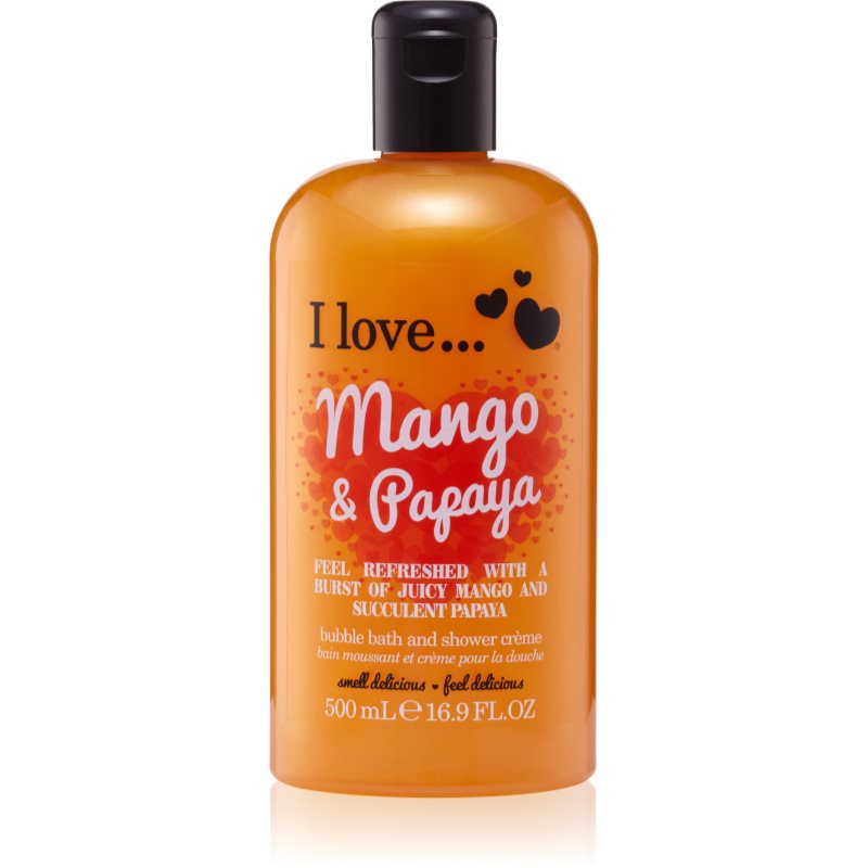 I Love Mango & Papaya tusoló és fürdő krém 500 ml-Eredeti