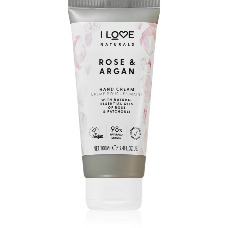 I Love Naturals Rose & Argan hidratáló kézkrém rózsa illattal 100 ml-Ár
